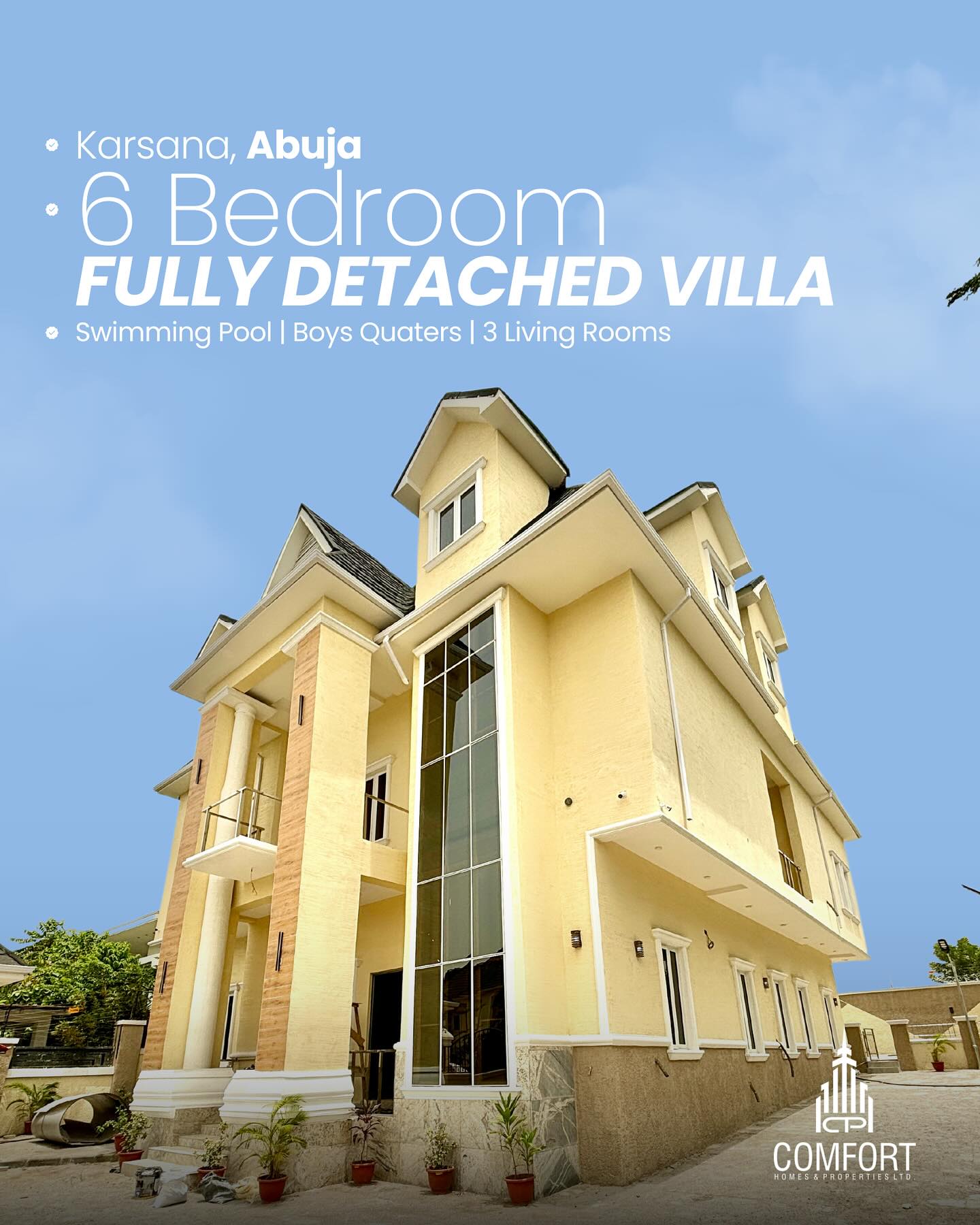 Opulent 6 Bedroom Apartment For Sale in Karsana, Abuja