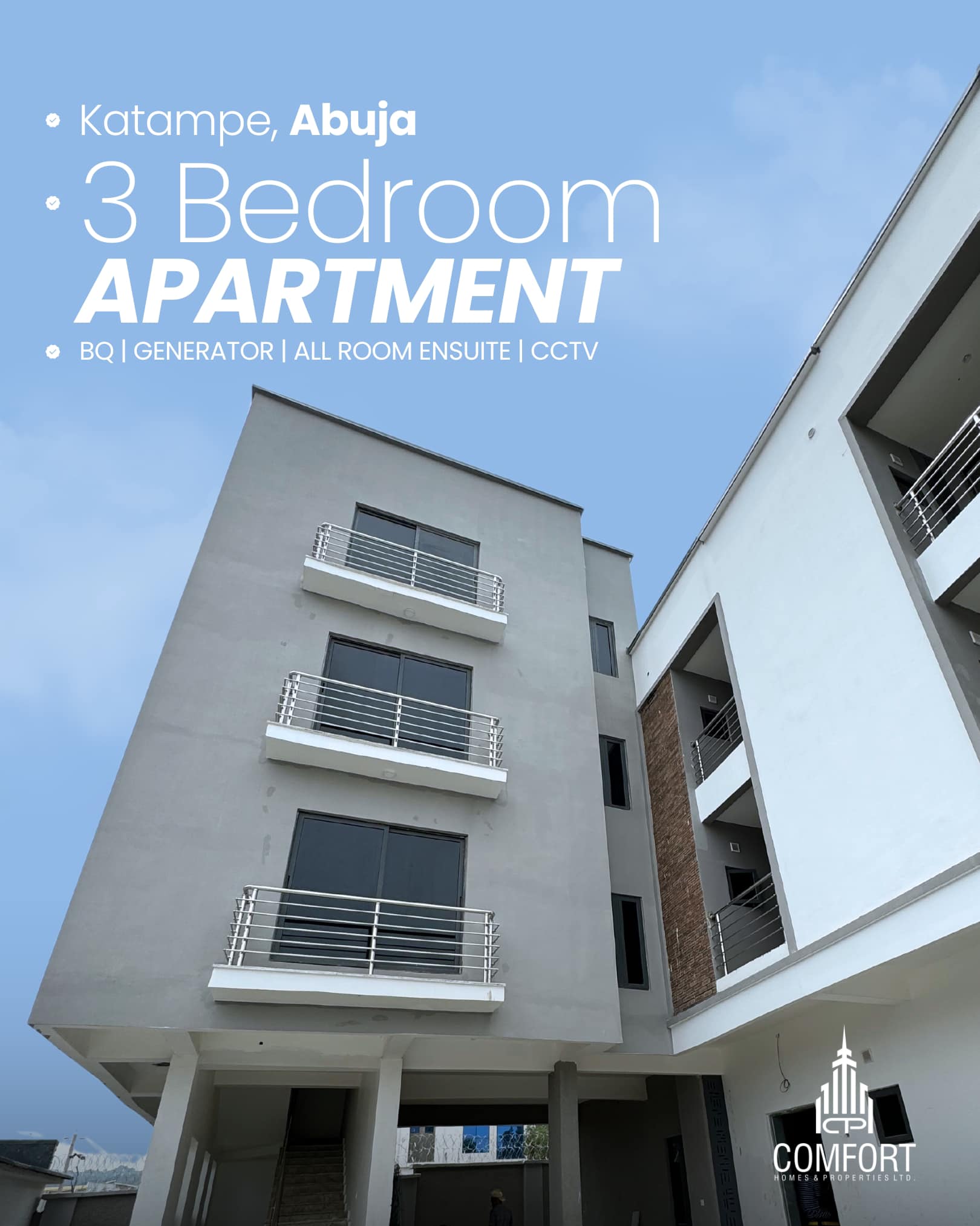 Beautiful 3 Bedroom Apartment For Sale in Katampe Main, Abuja