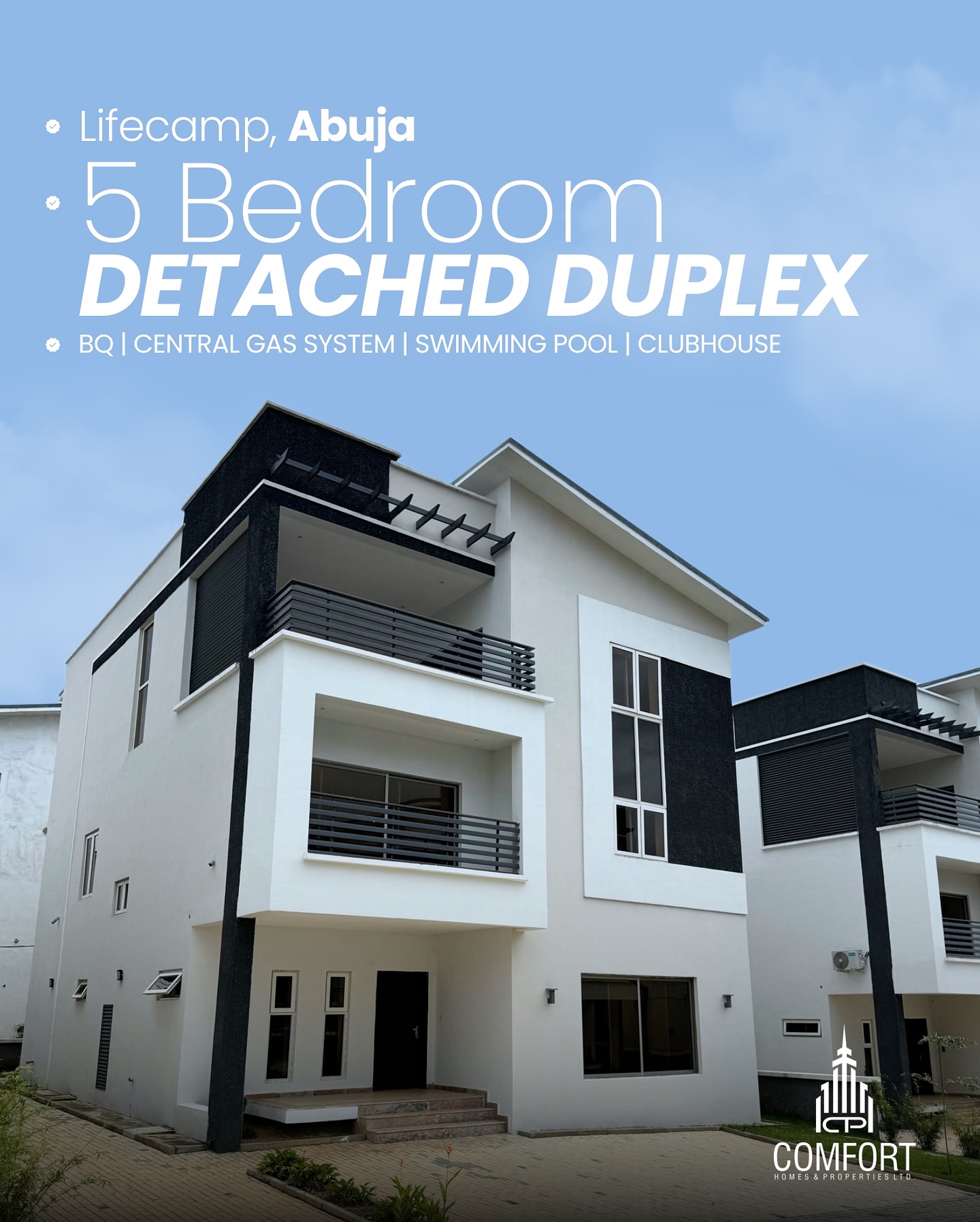 Exquisite 5 Bedroom House For Sale in Lifecamp, Abuja