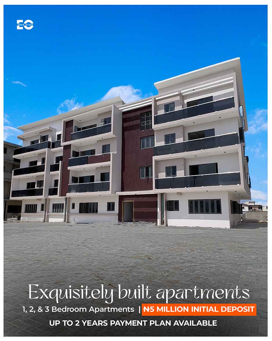 Beautiful 3 Bedroom Apartment For Sale in Abijo GRA Lekki, Lagos