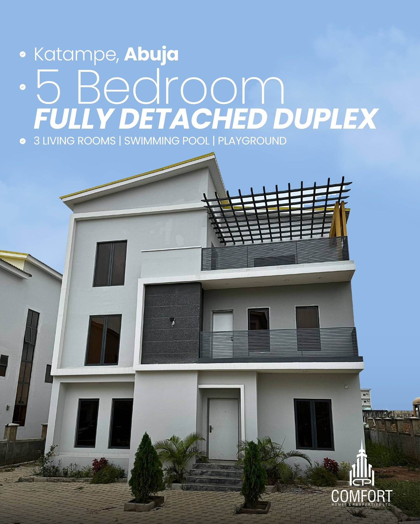 Ideal 5 Bedroom House For Sale in Katampe Main, Abuja