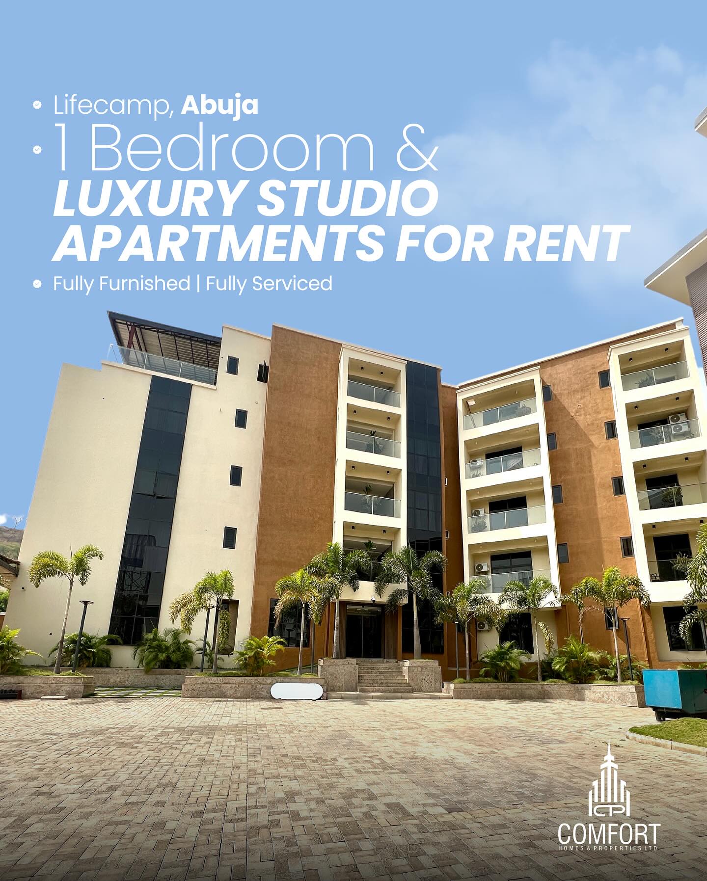 Ideal 1 Bedroom Apartment For Sale in Lifecamp, Abuja