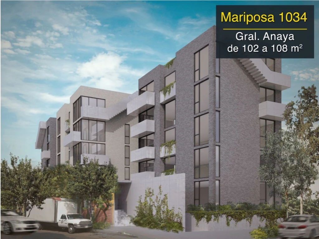Mariposa 1034, Exclusive building of 15 apartments