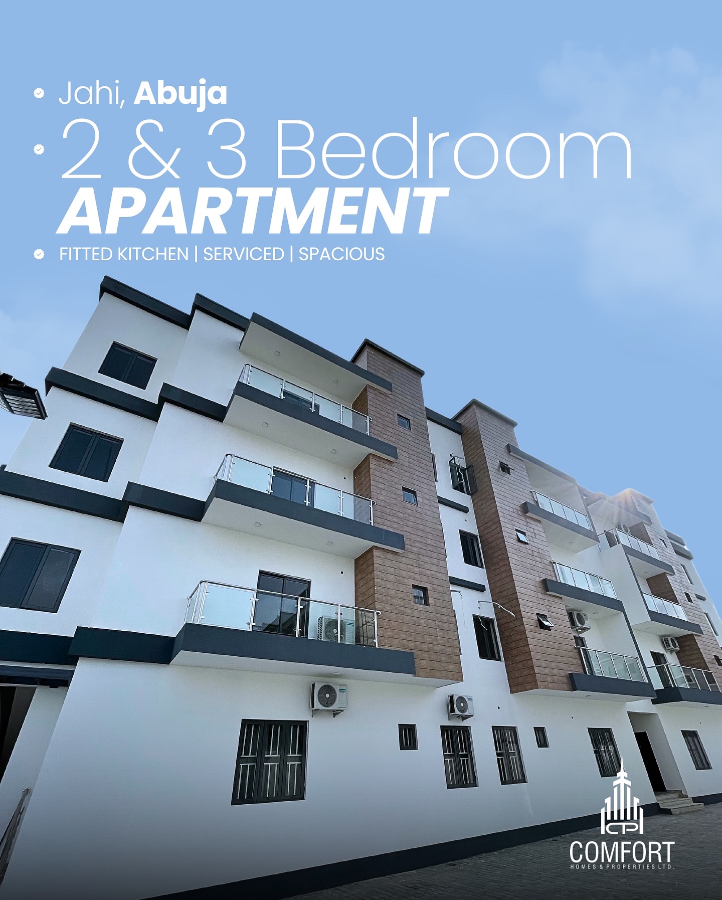 Beautiful 3 Bedroom Apartment For Sale in Jahi, Abuja