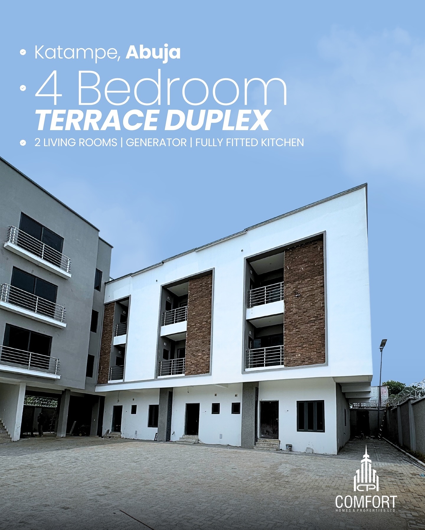 Luxurious 4 Bedroom Terrace Duplex For Sale in Katampe Main, Abuja.