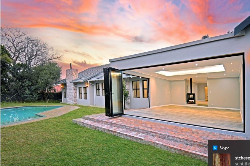 Trendy 5 Bedroom Modern Home And Cottage For Sale in Bryanston